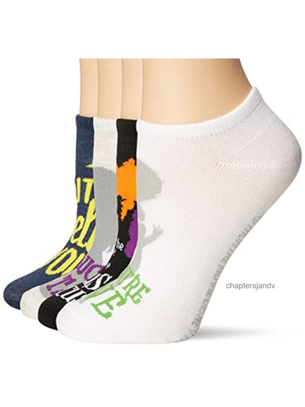 Disney Hocus Pocus No Show Socks 5 Pack Polyester Spandex